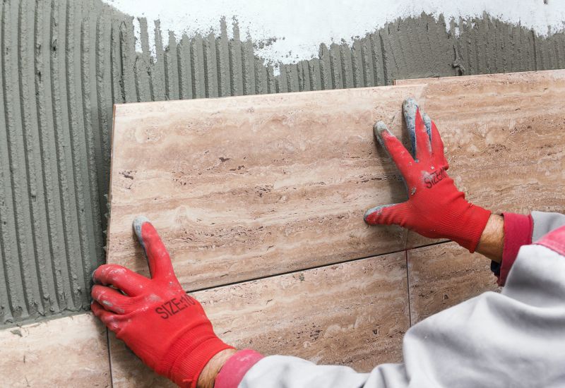 Outdoor Tile Walkway